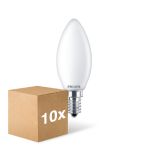 Lot 10x Philips Corepro LED Bougie E14 Dépolie 6.5W 806lm - 827  | Remplacement 60W