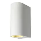 D'Lite Applique Murale Vossem Long Aluminium Blanc Up & Down| IP54 - Convient Pour 2x GU10