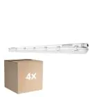 Lot 4x Ledvance Réglette LED Étanche Imperméable 58W 8000lm - 840 Blanc Froid | 150cm