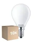 Lot 10x Philips Corepro LED Lustre E14 Boule Dépolie 6.5W 806lm - 840 Blanc Froid | Remplacement 60W