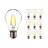 Lot 10x LED E27 Poire Filament Claire 4.5W 470lm - 840 | Remplacement 40W